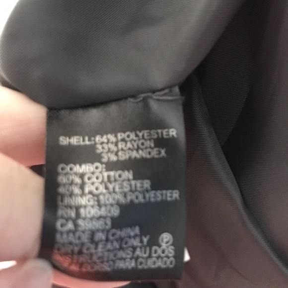 Tahari Arthur S. Levine Size‎ 8 Gray w/ Gray Multi Trim Jacket Long Sleeve - Picture 12 of 13